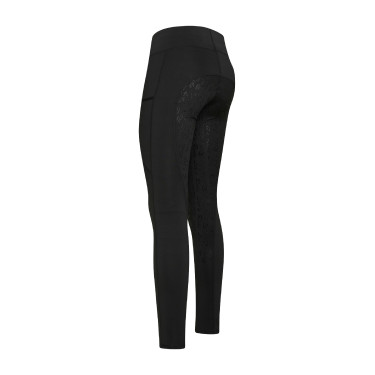 Reitleggings Easy Rider Dietse FullGrip Damen Schwarz Reitleggings Easy Rider Dietse FullGrip Damen Schwarz
