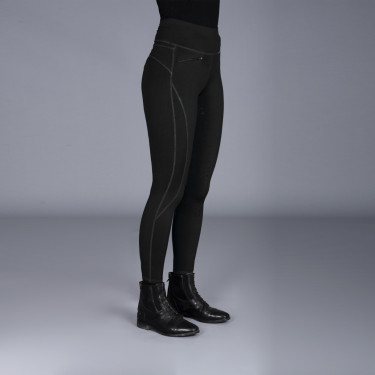 Reitleggings Easy Rider Dietse FullGrip Damen Schwarz Reitleggings Easy Rider Dietse FullGrip Damen Schwarz