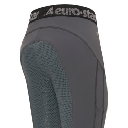 Reithose Euro-Star Athletic Softshell FullGrip Periskop Grau