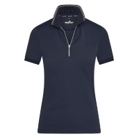 Polo mit Halbreißverschluss Euro-Star Gina Marineblau