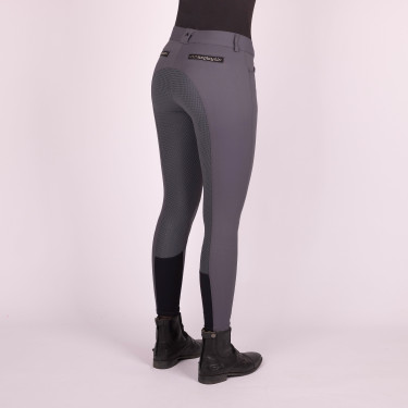 Reithose Euro-Star Arista Fashion Diamond FullGrip Periskop Grau