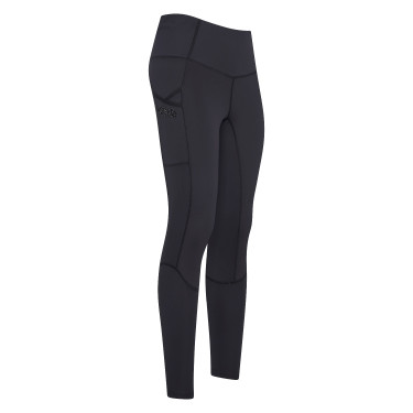 Reitleggings Euro-Star Breez Summer FullGrip Schwarz
