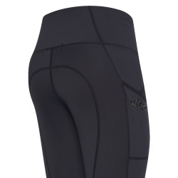 Reitleggings Euro-Star Breez Summer FullGrip Schwarz
