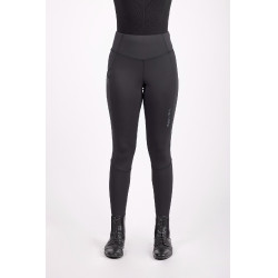 Reitleggings Euro-Star Breez Summer FullGrip Schwarz