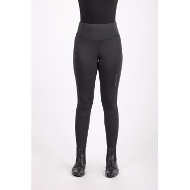 Reitleggings Euro-Star Breez Summer FullGrip Schwarz
