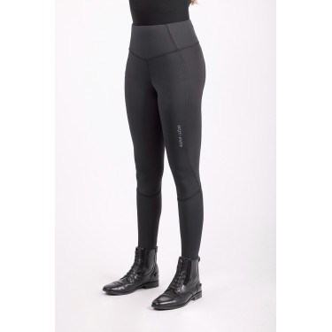 Reitleggings Euro-Star Breez Summer FullGrip Schwarz