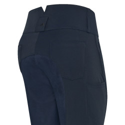 Reithose Euro-Star Indigo High Waist Full Marineblau