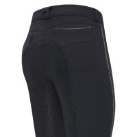 Reithose Euro-Star Indigo Diam. Softshell FullGrip Schwarz