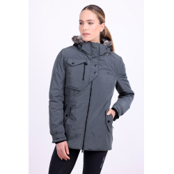 Parka Jacke Euro-Star Lajana Dunkle Kastanie Blau