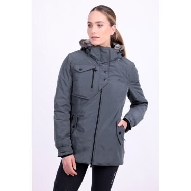 Parka Jacke Euro-Star Lajana Dunkle Kastanie Blau