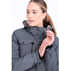 Parka Jacke Euro-Star Lajana Dunkle Kastanie Blau