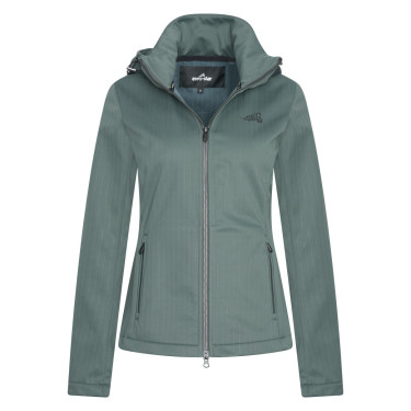 Tech-Jacke Euro-Star Felize Dunkle Kastanie Blau
