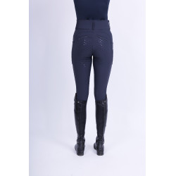 Reitleggings Easy Rider Maxima FullGrip Marineblau