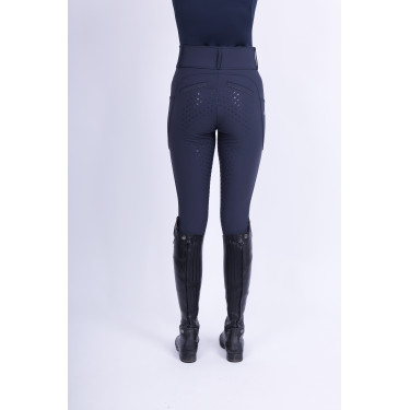 Reitleggings Easy Rider Maxima FullGrip Marineblau