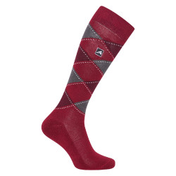 Euro-Star Polygiene Karosocken Granatapfel / Magnetgrau / Rot Samt.