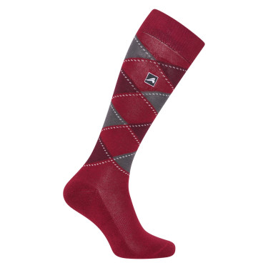 Euro-Star Polygiene Karosocken Granatapfel / Magnetgrau / Rot Samt.
