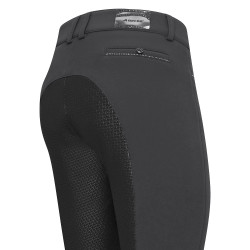 Reithose Euro-Star Arielle Snow FullGrip Magnetgrau
