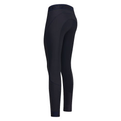 Reitleggings Euro-Star Athletic Fashion FullGrip Glänzendes Marineblau