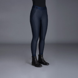 Reitleggings Euro-Star Athletic Fashion FullGrip Glänzendes Marineblau