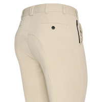 Reithose Euro-Star Marco KneeGrip Silberstreif Beige