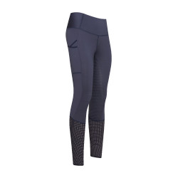 Reitleggings Euro-Star Breez Fashion FullGrip Sommer Marineblau