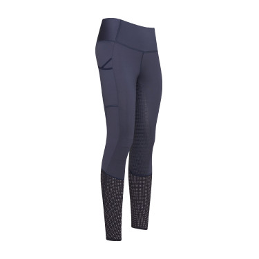 Reitleggings Euro-Star Breez Fashion FullGrip Sommer Marineblau