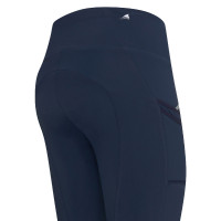 Reitleggings Euro-Star Breez Fashion FullGrip Sommer Marineblau