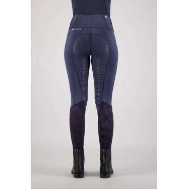 Reitleggings Euro-Star Breez Fashion FullGrip Sommer Marineblau