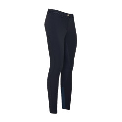 Reithose Euro-star Equitation Queen Diamond FullGrip Sommer Marineblau
