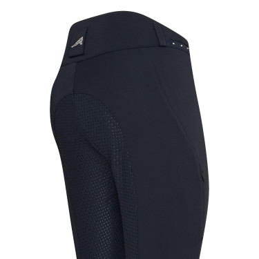 Reithose Euro-star Equitation Queen Diamond FullGrip Sommer Marineblau