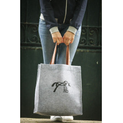 Pénélope Filz-Tasche Grau / Schwarz Pénélope Filz-Tasche Grau / Schwarz