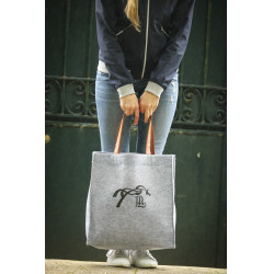 Pénélope Filz-Tasche Grau / Schwarz Pénélope Filz-Tasche Grau / Schwarz