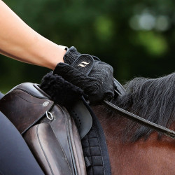 Reithandschuhe Back on Track® Schwarz Reithandschuhe Back on Track® Schwarz