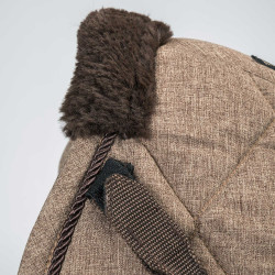 Satteldecke Back on Track Haze Collection Braun