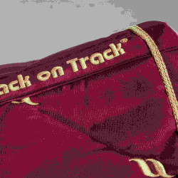 Satteldecke Dressur Night Collection Back On Track Dunkelrot Satteldecke Dressur Night Collection Back On Track Dunkelrot