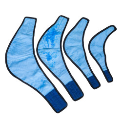 Kühlendes Bandana Cool on Track Back on Track Blau Kühlendes Bandana Cool on Track Back on Track Blau