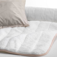 Topper Back on Track Weiß Weiß