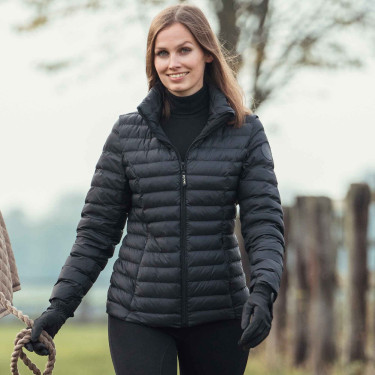 Damenjacke Grace Back on Track mit Logo Schwarz Damenjacke Grace Back on Track mit Logo Schwarz