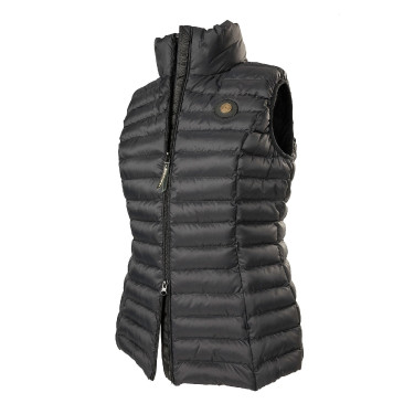 Damenjacke Luna Back on Track mit Logo Schwarz Damenjacke Luna Back on Track mit Logo Schwarz