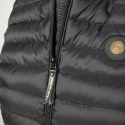 Damenjacke Luna Back on Track mit Logo Schwarz Damenjacke Luna Back on Track mit Logo Schwarz