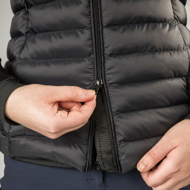 Damenjacke Luna Back on Track mit Logo Schwarz Damenjacke Luna Back on Track mit Logo Schwarz