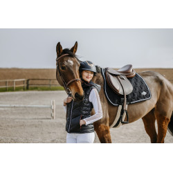 Ärmellose Daunenweste Equithème Lea Schwarz Ärmellose Daunenweste Equithème Lea Schwarz