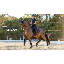 LeMieux Self-Cool Close Contact Square Schabracke Weiß Wei&szlig;