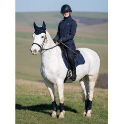 LeMieux Wildleder GP Square Schabracke Marineblau