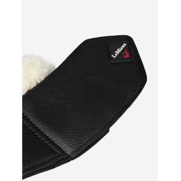 LeMieux Hufglocken mit Lammfell und Kunstleder Schwarz / Natur LeMieux Hufglocken mit Lammfell und Kunstleder Schwarz / Natur