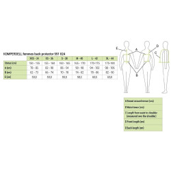 Rückenschutz Komperdell FlexFit Damen Rückenschutz Komperdell FlexFit Damen
