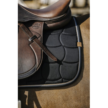 Satteldecke Equithème Shiny Schwarz
