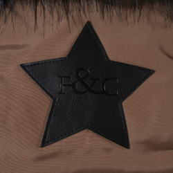 Damenparka Sarnia Flags & Cup Mokka Braun