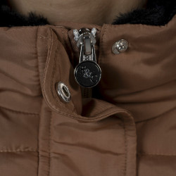 Damenparka Sarnia Flags & Cup Mokka Braun