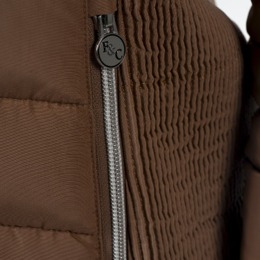 Damenparka Sarnia Flags & Cup Mokka Braun